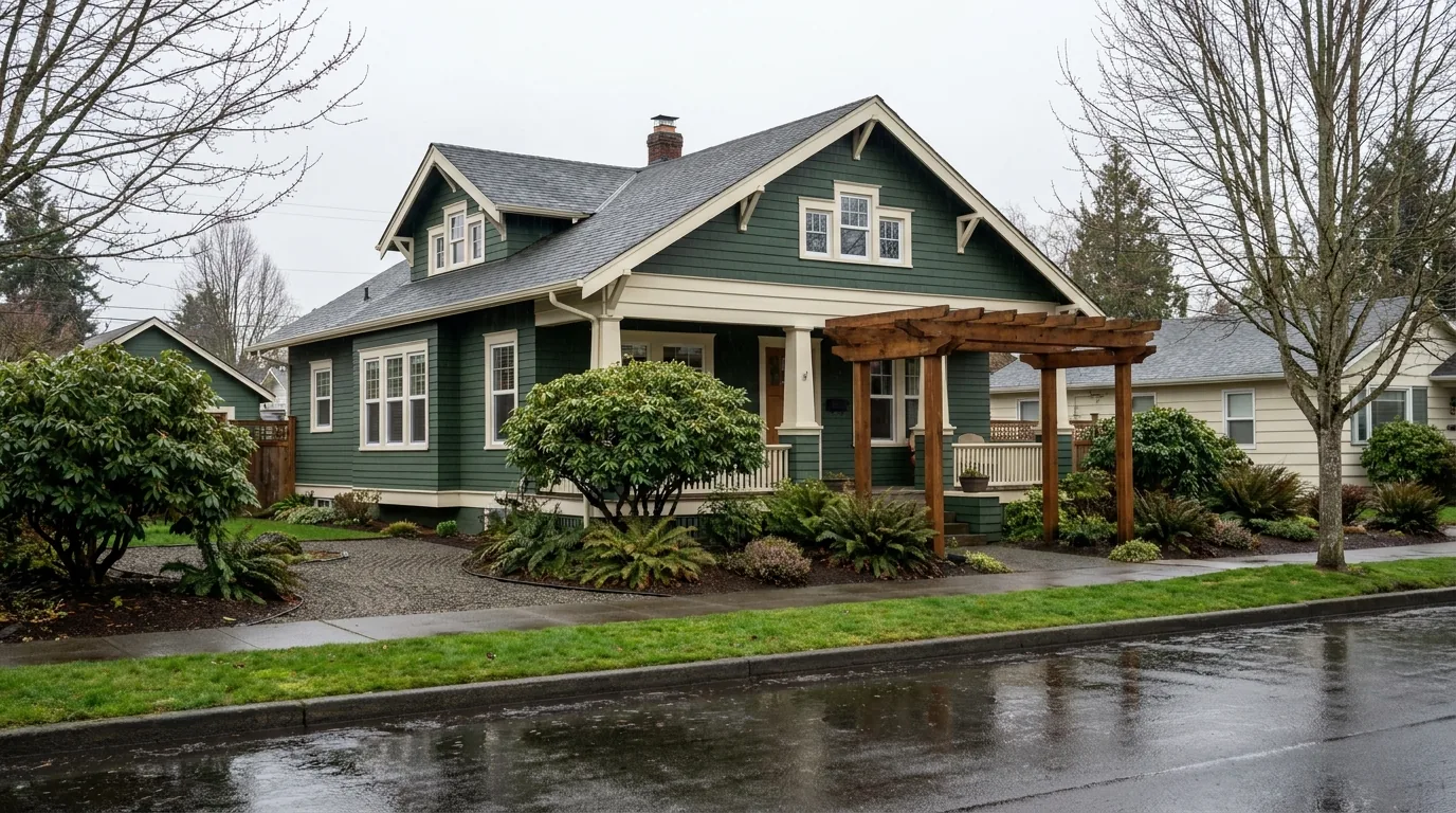A Craftsman-era home in Everett with replacement double-hung windows.